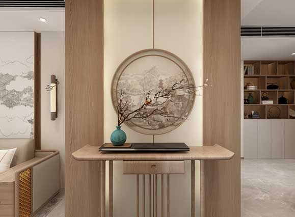 锦艺四季城145平现代中式风装修VR全景图